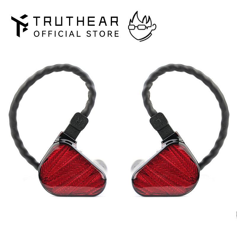 سماعة رأس Truthear x-3d ديناميكية داخل الأذن مزودة بكابل 2pin 0.78