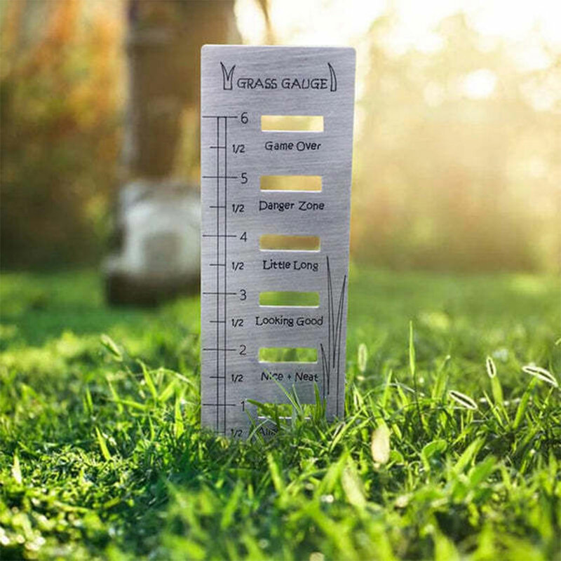 1pcs Durable High-quality Stainless Steel Grass Gauge Outdoor Home Garden DIY Craft Measurement Tool