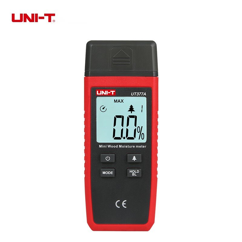 UNI-T UT377A الرقمية الخشب مقياس الرطوبة الرطوبة جهاز اختبار الرطوبة للورق الخشب الرقائقي المواد الخشبية LCD الخلفية