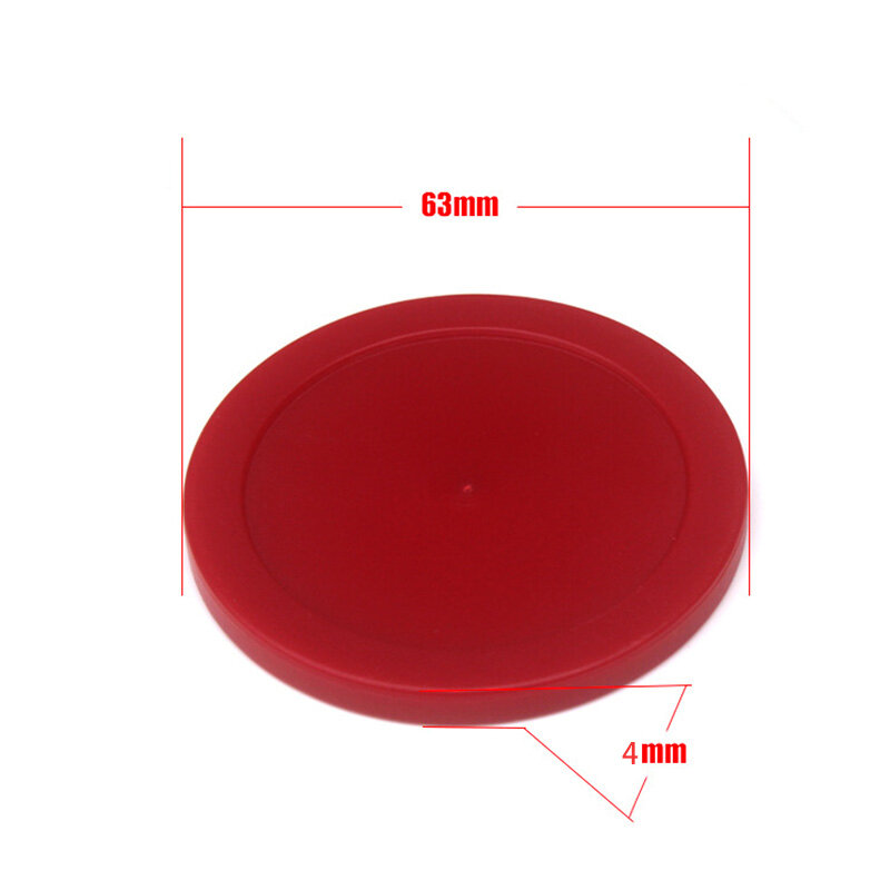 10 قطعة هوكي الهواء الصولجان الأحمر 82 مللي متر 63 مللي متر البلاستيك الجدول هوكي طاولة صغيرة هوكي الجليد القرص الكرة عالية الجودة هوكي الهواء الملحقات