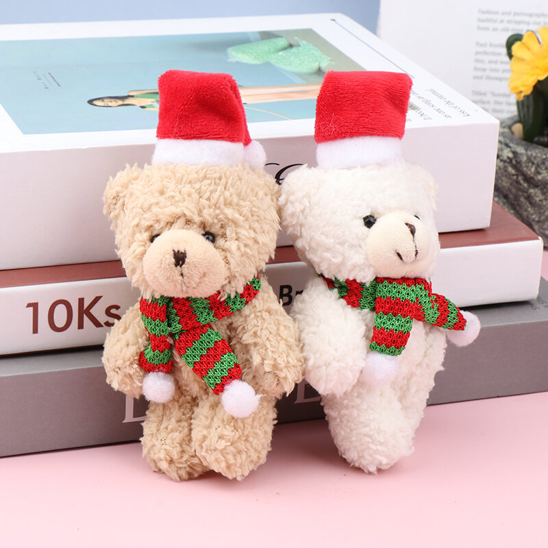 Kawaii الكرتون الدب أفخم دمية للأطفال ، لطيف محشوة الحيوان ، قلادة لينة ، هدايا عيد الميلاد ، لعب للبنات ، 1 قطعة
