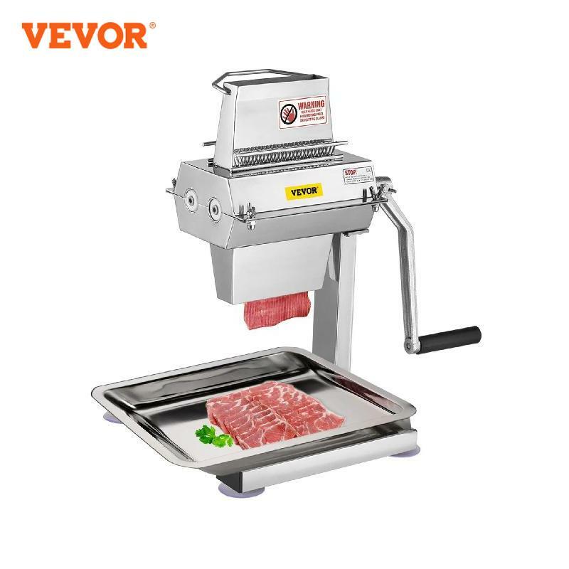 VEVOR مغرض اللحوم آلة 5 بوصة عرض القطع الفولاذ المقاوم للصدأ دليل شريحة لحم الخنزير ختم العطاء اللحوم إبرة فضفاضة المطبخ الأداة