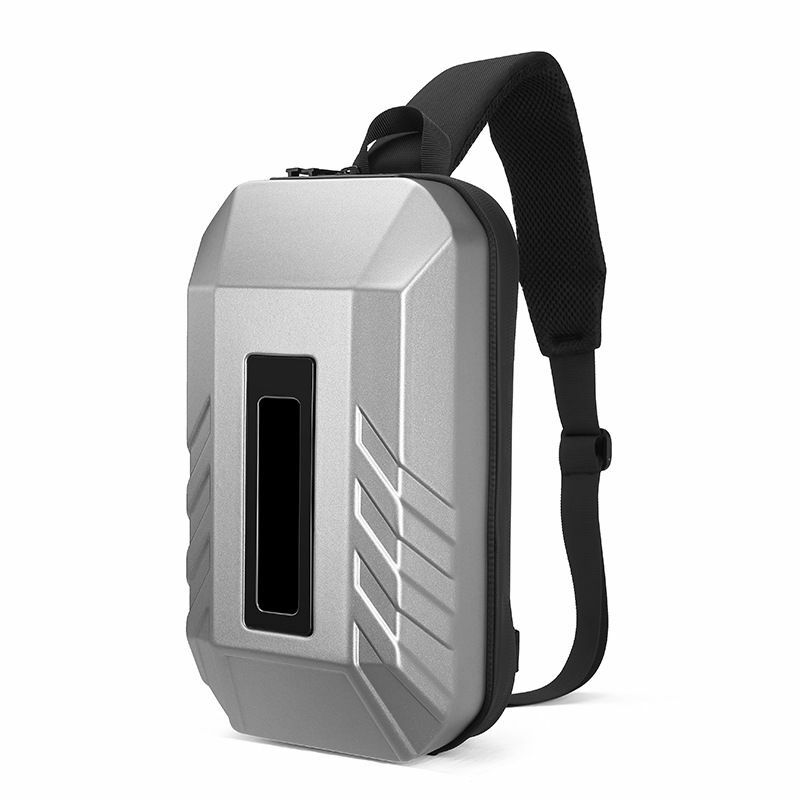 OZUKO حقيبة صدر ضد السرقة للرجال ، حزمة متعددة الوظائف ، حبال رجالية مقاومة للماء ، حقائب ساعي البريد ، حقيبة كروس بودي ، USB