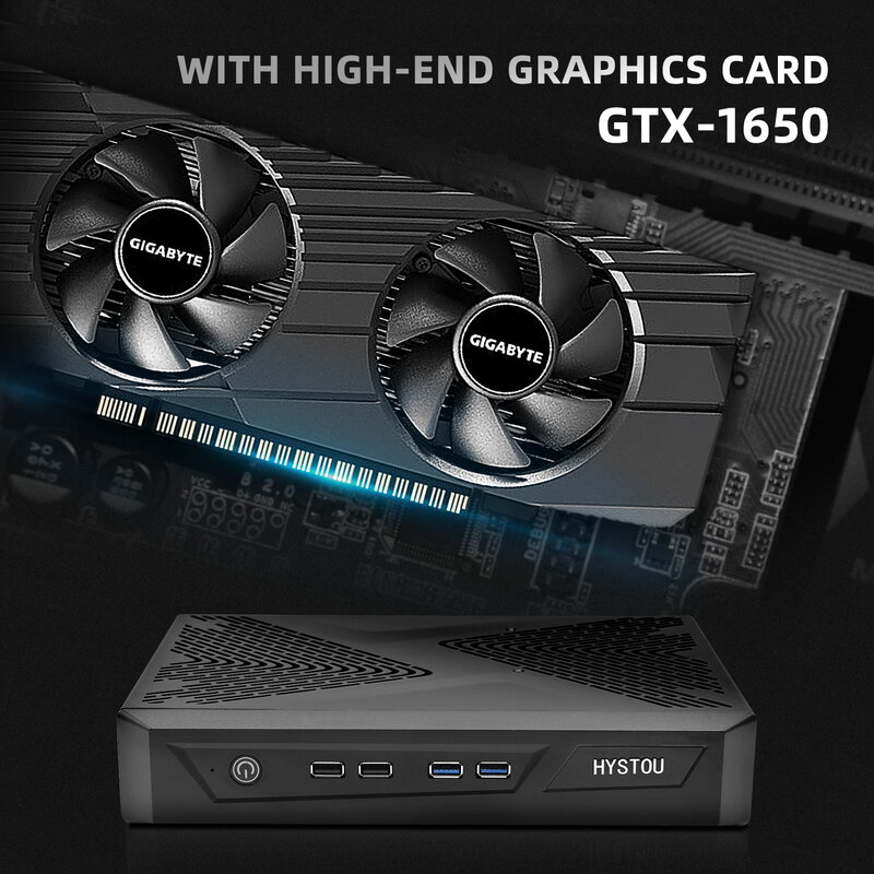 جهاز كمبيوتر نفيديا GTX 1650 إنتل كور i5 9400F مصغر البخار كوم بلاسا دي فيديو محمول للألعاب في الصين