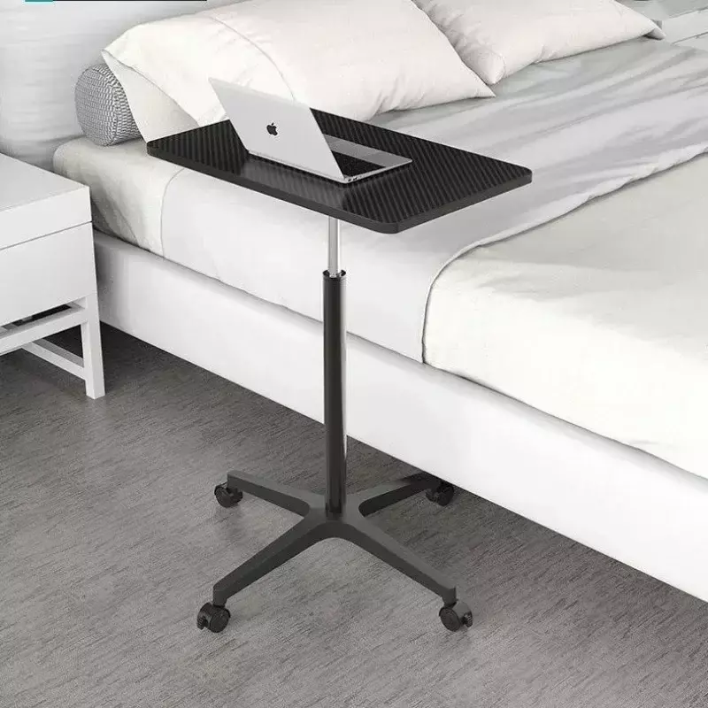 طاولة صغيرة قابلة للنقل مع بكرة ، مكتب كمبيوتر محمول تستقيم الدائمة ، طاولة السرير أريكة