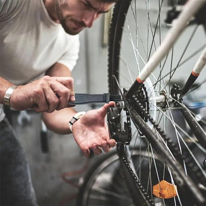 فرشاة تنظيف سلسلة دراجة نارية ، منظف سلسلة الدراجة ، أداة فرشاة الغسيل ، بسيطة وعملية