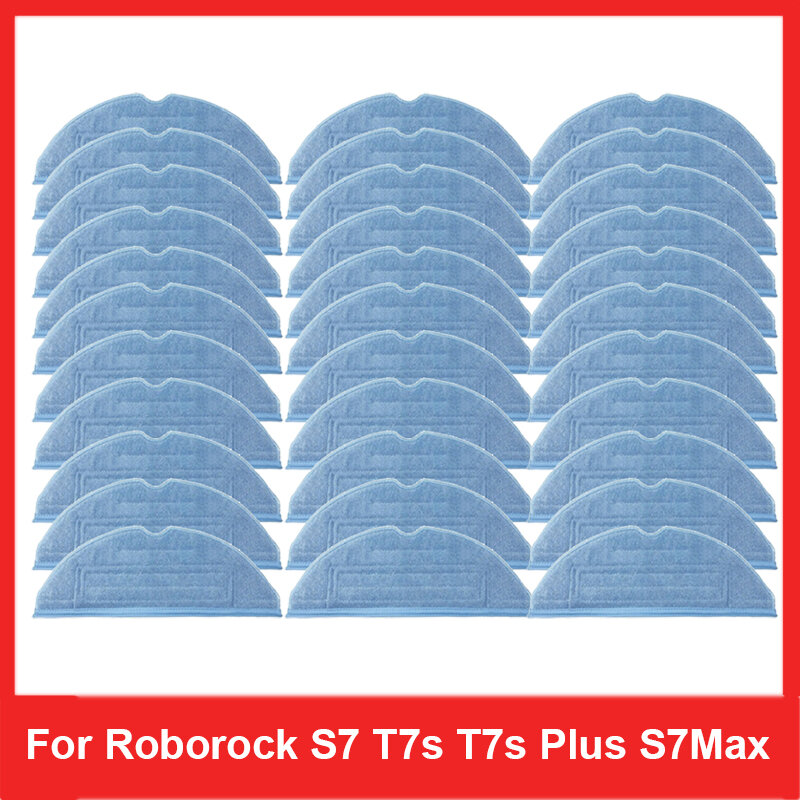 ل Roborock S7 S70 S75 S7Max S7MaxV T7s T7s زائد ممسحة سادة مكنسة كهربائية روبوت ممسحة الخرق أجزاء ممسحة الملابس الملحقات
