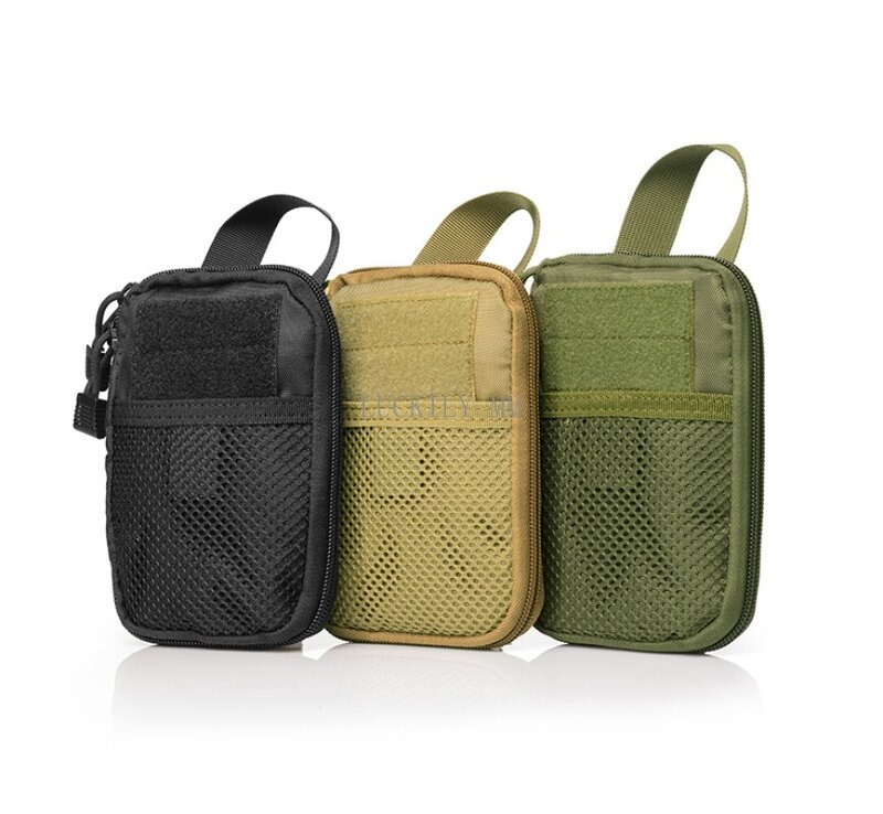 حقيبة نايلون تكتيكية EDC Molle ، حقيبة خصر صغيرة ، حقيبة صيد ، جيب لهاتف iPhone 6 ، 7 ، samnag ، حقائب رياضية خارجية ، 1000D