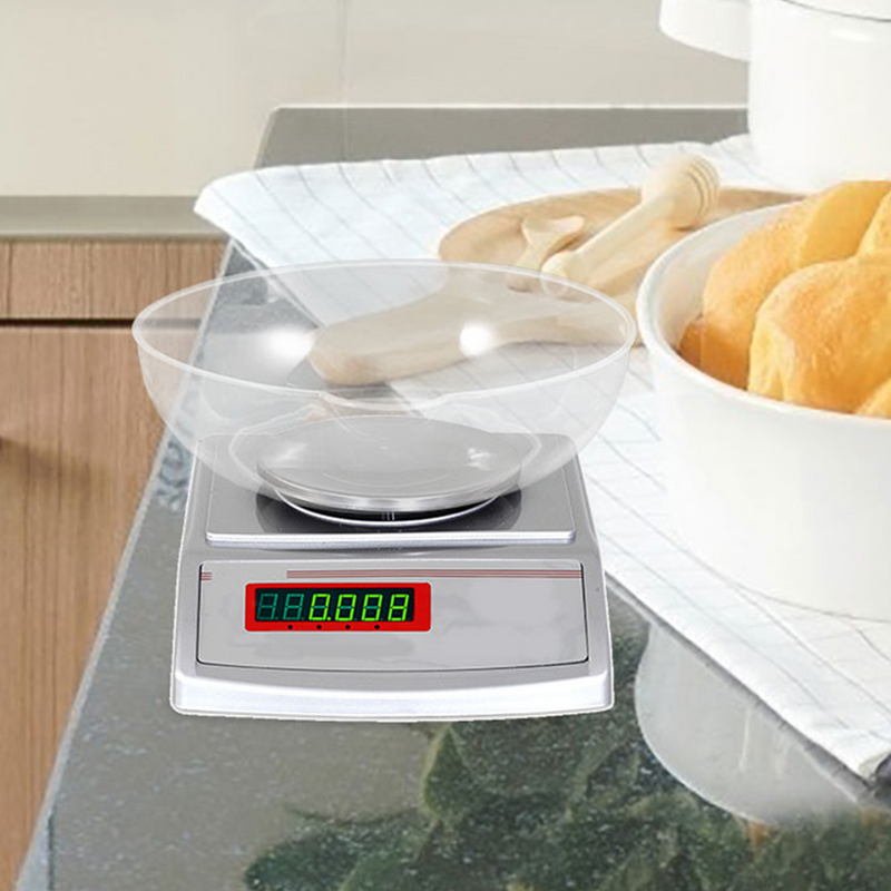 مقياس وزن للمطبخ المنزلي المحمول ، صينية تخزين ، رف إلكتروني ، 2 روض