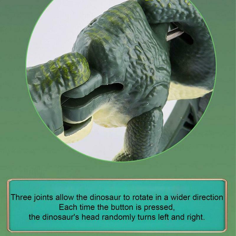 مضحك ديناصور المنتزع لعبة ، نموذج المنقولة واقعية ، الصحافة من نوع مع الصوت والحركة ، والألعاب التفاعلية ، هدايا الحفلات