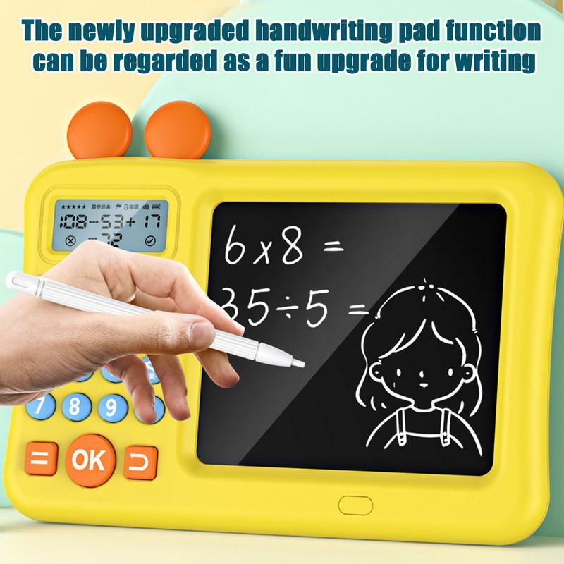 لوحة رسم حاسبة الرياضيات للأطفال ، آلة حاسبة الرياضيات ، آلة التعلم ، التدريب ، شاشات الكريستال السائل ، آلة حاسبة إسبانية ، الحساب العقلي