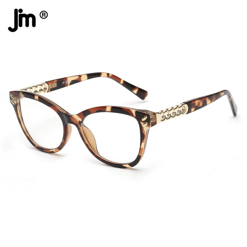 نظارة القراءة JM التقدمية متعددة التركيز للنساء ، نظارات عين القط الضوء الأزرق حجب القراء والأسود والسلحفاة
