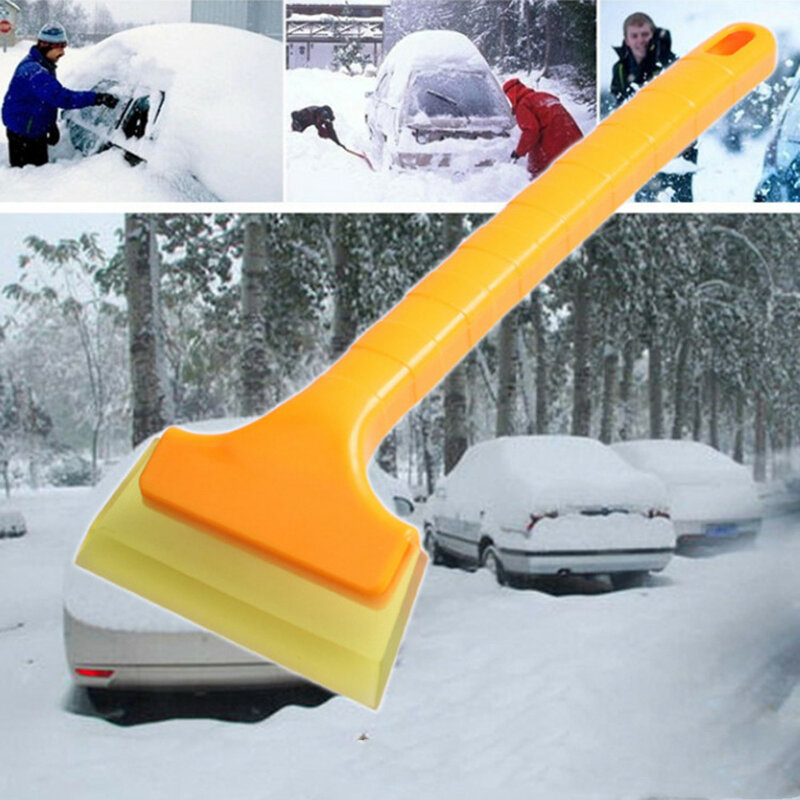 مقبض طويل الثلج الجليد مكشطة ، إزالة الزجاج ، أداة نظيفة ، السيارات سيارة السيارة الموضة ، مفيدة مريحة الثلوج معاول ، سهلة الاستخدام