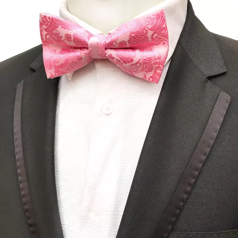 ربطة عنق للرجال بنمط الكاجو من بيزلي ، طراز بريطاني ذاتي ، حفل زفاف ، قمصان ، إكسسوارات البدلة ، عقدة القوس ، الموضة ، 14 لونًا