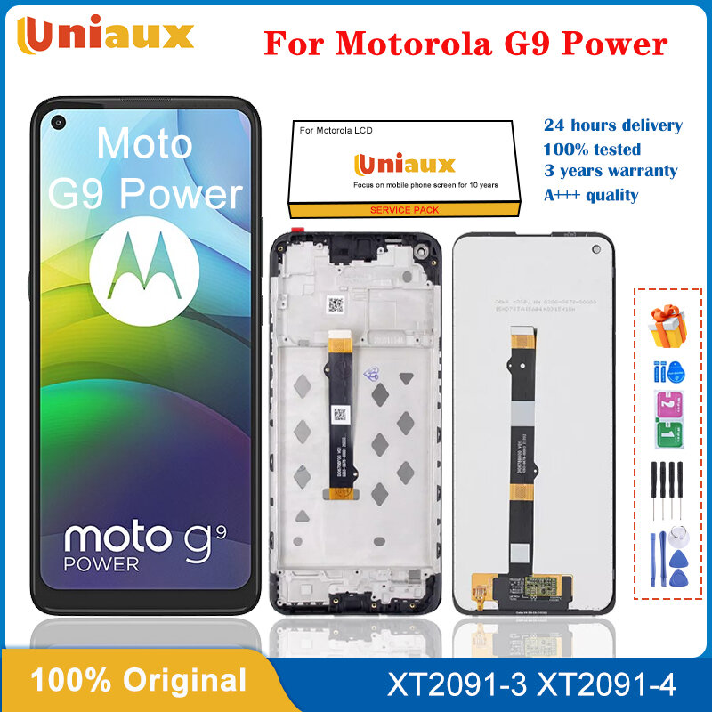 6.8 "الأصلي لموتورولا موتو G9 XT2091-3 الطاقة شاشة LCD XT2091-4 شاشة تعمل باللمس لوحة استبدال ل موتو G9Power LCD