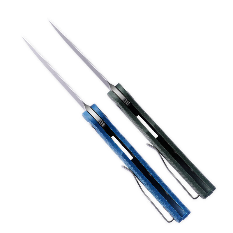 سمك متحجر PFE16 سكين قابل للطي ، سكين سكين N690 ، مقبض ميكروارتا ، سكين سبايك ، أدوات متعددة الوظائف ، صيد ، تخييم ، أداة يدوية EDC