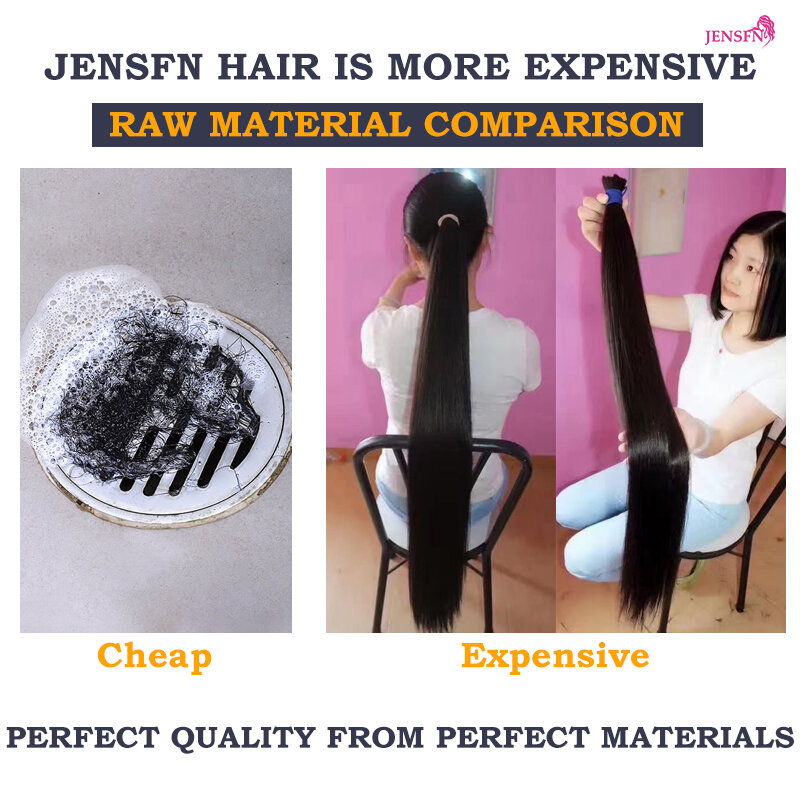 JENSFN عالية الجودة الشريط في الشعر ريمي الشعر البشري 100% ريمي الطبيعية 16 "-26" بوصة 613 مستقيم سلس الشريط Ins