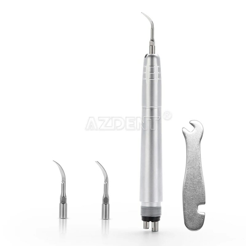جهاز قشارة الهواء بالموجات فوق الصوتية للأسنان من AZDENT جهاز تنظيف سوبر سونيك مع 3 نصائح لأداة تنظيف وتجميع الأسنان مختبر طب الأسنان