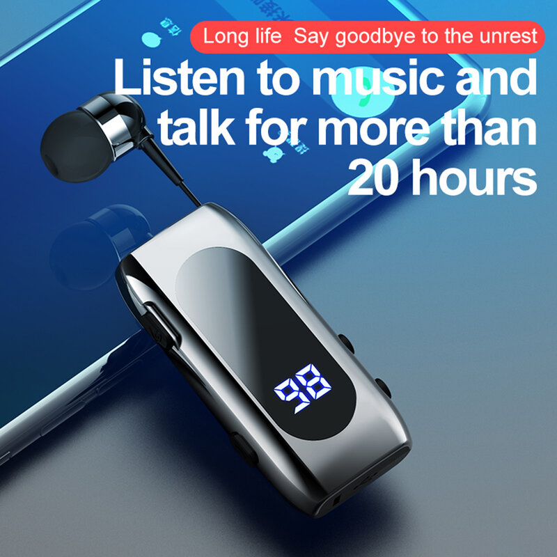 وقت التحدث 20 ساعة حر اليدين البلوز سيارة بلوتوث V5.2 لوتس إلى الهاتف الأذن البلوز مع آذان الأسلاك في لوتس الهاتف نوع c سماعات