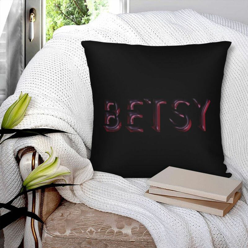 Betsy ملصق ساحة المخدة البوليستر وسادة غطاء المخملية وسادة ديكور الراحة رمي وسادة للمنزل أريكة