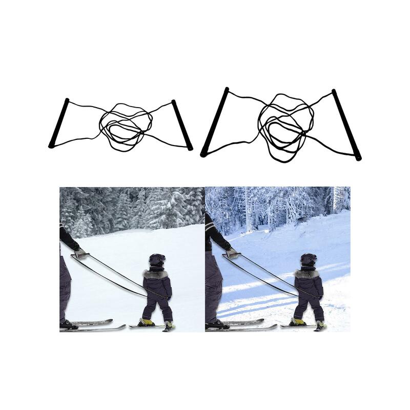 حزام مدرب التزلج مع حبل مقبض ، اتصال آمن ، تسخير التزلج ، مدرب على الجليد ، التزلج ، ممارسة