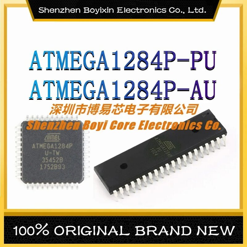 ATMEGA1284P-PU الحزمة: DIP-40 ATMEGA1284P-AU الحزمة: TQFP-44 AVR 20MHz متحكم (MCU/MPU/SOC) IC رقاقة