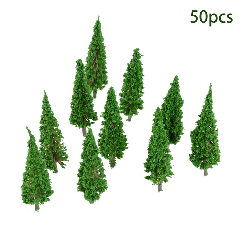 نماذج أشجار زركية متينة ، جودة عالية ، نموذج عملي جديد ، منظر طبيعي ، منظر طبيعي ، حديقة ، قطار يدوي الصنع ، سكة حديد ، لعبة الحرب ، 65-