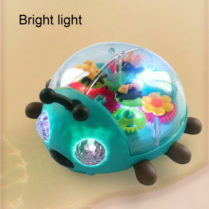 الكرتون والعتاد لعبة متعددة الألوان الخنفساء سيارة لعبة مع أضواء وامض الموسيقى هدية عيد للبنين بنات للأطفال الصغار