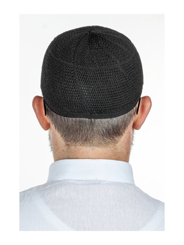 فاخر الصلب محبوك قبعة الصلاة جودة البصرية نداء رمضان هدية مثالية خفيفة الوزن البوليستر القطن للرجال