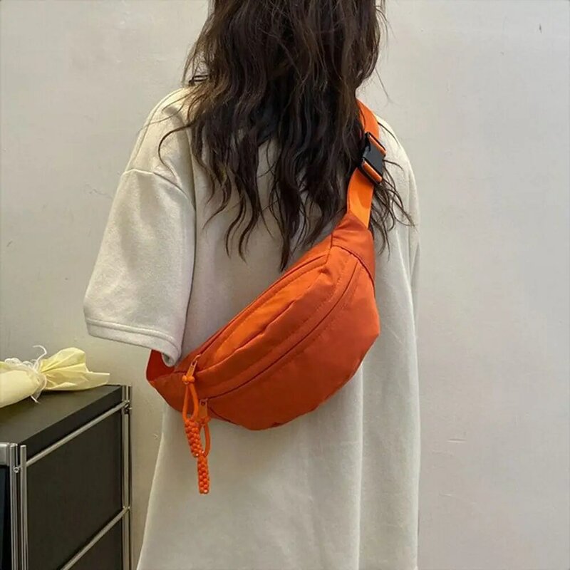 حقيبة قماشية أحادية اللون للسيدات ، حقائب كروس بودي مقاومة للماء ، سعة كبيرة ، حقائب يد عصرية