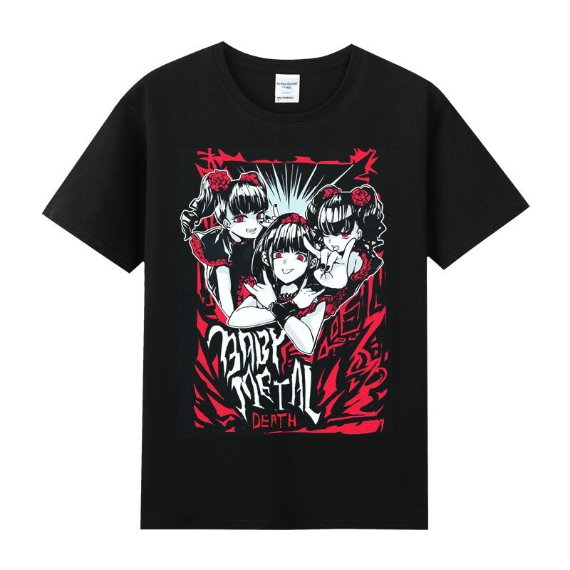 Women's T-shirt Street Gothic T-shirt Summer New Style Ins Harajuku Plus Size Loose Print Top Tee Punk Women's Oversized T-shirt #3
