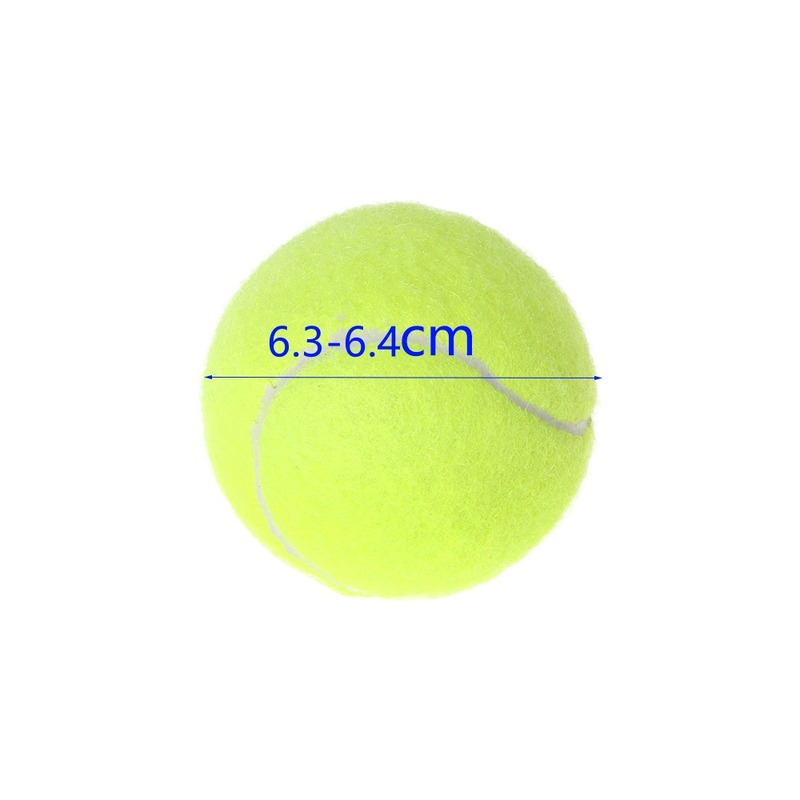 1 قطعة كرات التنس عالية ترتد ممارسة التدريب في الهواء الطلق مرونة دائم تنس للكلاب لدغة مطاردة و Chomp 6.4 سنتيمتر الكلب الكرة