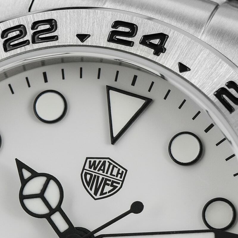 ساعة ميكانيكية أوتوماتيكية للساعات ، ساعات GMT ، كريستال الياقوت ، طلاء AR شفاف ، ساعة معصم مقاومة للماء ، 39 ، WD16570