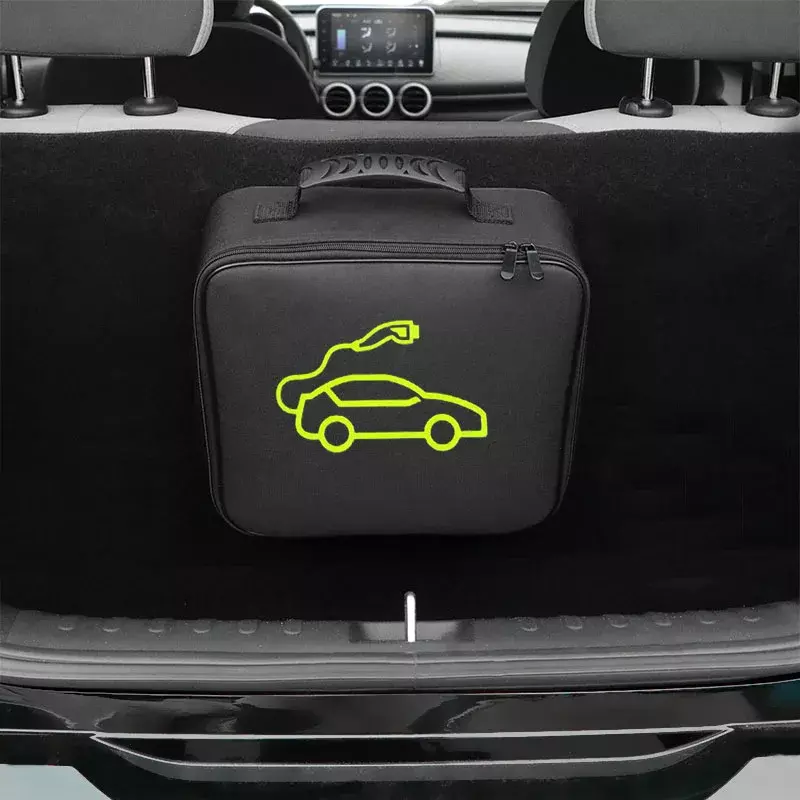 حقيبة تخزين شاحن EV محمولة ، منظم الكابلات والخرامات ، حقيبة تخزين لـ Tesla