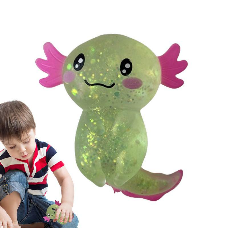 لعبة فيدجيت لطيفة ومرنة Axolotl لعبة ضغط فيدجيت ، ألعاب ممتعة ولطيفة لتخفيف التوتر ، هدية لعبة حسية للأطفال والكبار