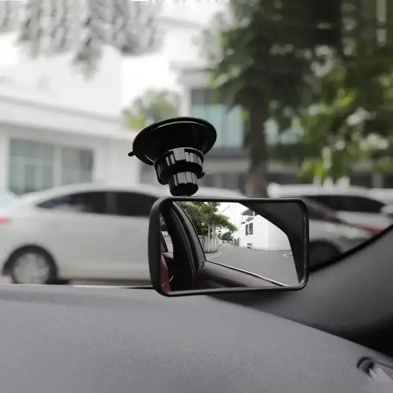 مرآة أطفال لمقعد السيارة الخلفي العالمي ، قابلة للتعديل ، مرآة الرؤية الخلفية المساعدة ، نوع كوب الشفط 360 درجة