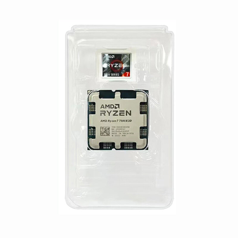 معالج AMD Ryzen 7 CPU ، معالج 8 Core ، 16 خيط ، 8.5 W ، مقبس 5 نانومتر ، معالج AM5 ، معالج AM5 ، مجموعة ألعاب الكمبيوتر ، 7800X3D ، جديد