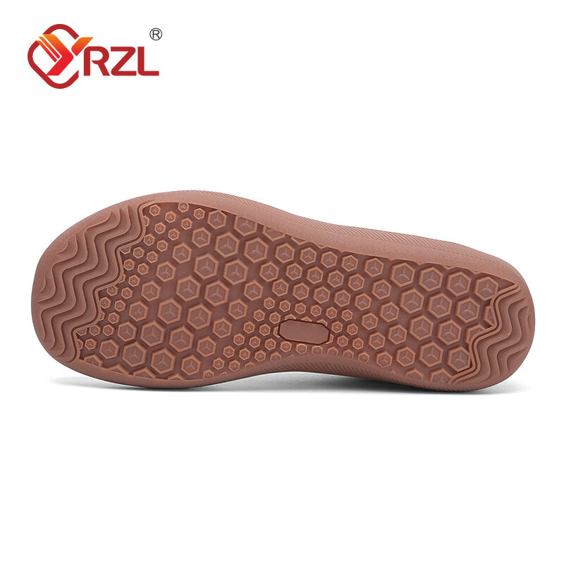 YRZL-أحذية حافي القدمين واسعة للرجال والنساء ، أحذية رياضية للجنسين ، أحذية جري ، بدون قطرة ، كاجوال ، بسيط ، خارجي