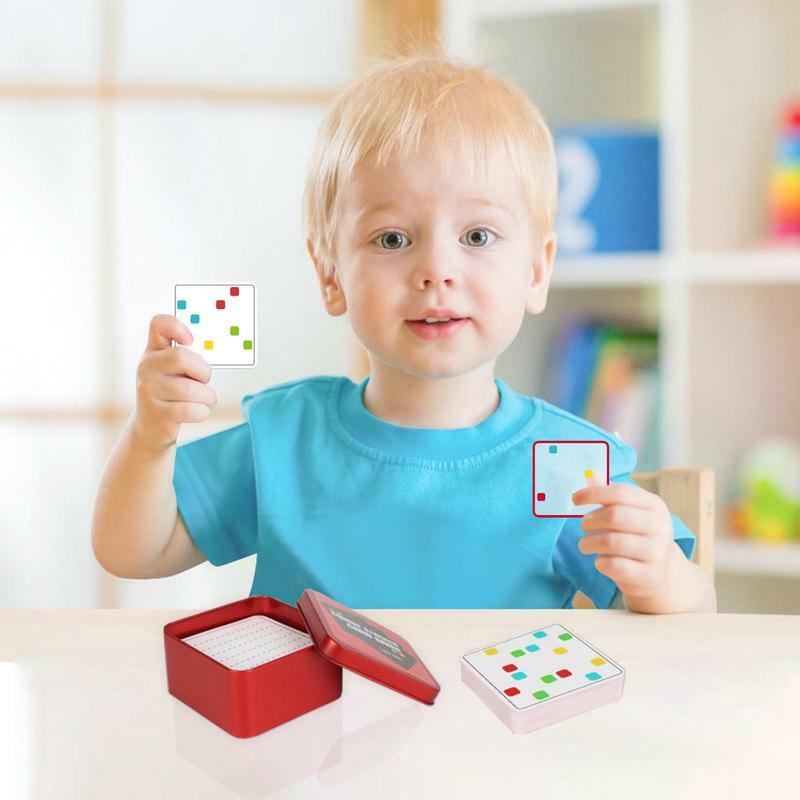 مربع بطاقة لعبة مكدسة الأسرة ألعاب المجلس متعدد الأشخاص التفاعل لغز الدماغ المضايقون لعبة بانوراما الذكاء اللغز