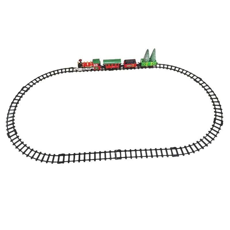 السكك الحديدية المسار مجموعة للأطفال ، ألعاب تعليمية في وقت مبكر ، قطار كهربائي ، لغز للأطفال الصغار ، بنات مرحلة ما قبل المدرسة ، الأولاد ، هدايا السنة الجديدة