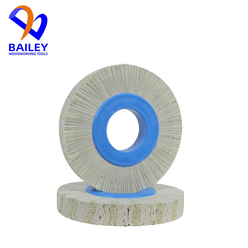 بيلي-التلميع عجلة تلميع عجلة مع البلاستيك الاحتفاظ الدائري ، حافة النطاقات آلة ، النجارة أداة ، 150x25x50 مللي متر ، 5 قطعة