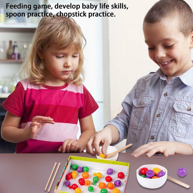 ألعاب التغذية التخيلية مونتيسوري ، رعاية الحيوانات الأليفة ، مجموعة اللعب ، مجموعة اللعب اللطيفة للتعليم المبكر ، الألعاب الملونة للمنزل ، رياض الأطفال