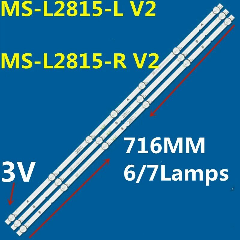 شريط إضاءة خلفية ليد لـ 40S3C 40E20S 40E392G tb5000 من A11 ، 40iv2 SDL400FY