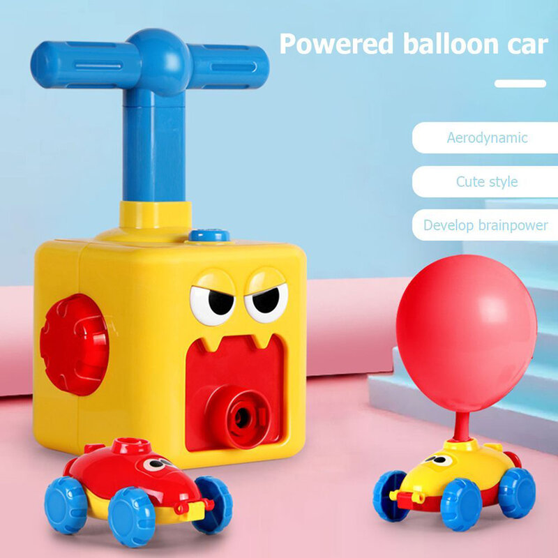 مجموعة ألعاب قاذفة البالونات الكهربائية للأطفال ، اللغز ، المرح ، التعليم ، القصور الذاتي ، بالونات الهواء ، السيارة التي تعمل بالطاقة ، التجربة العلمية ، المركبات