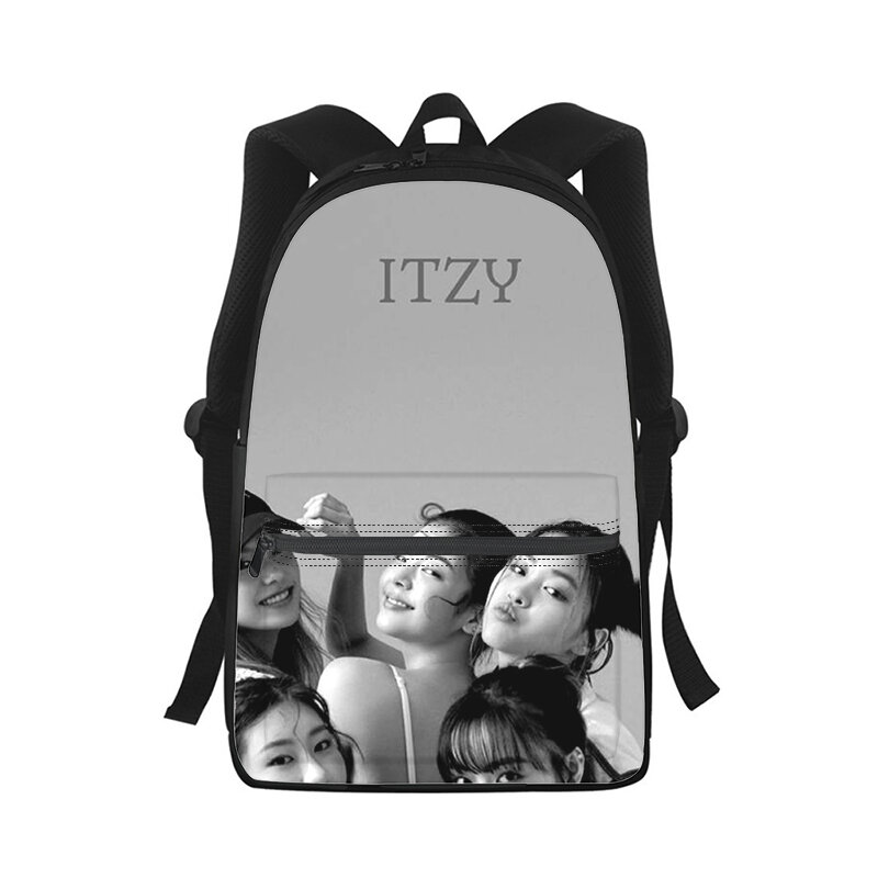 حقيبة ظهر KPOP ITZY للرجال والنساء بطباعة ثلاثية الأبعاد حقيبة مدرسية عصرية للطالبات حقيبة ظهر للأطفال حقيبة كتف للسفر