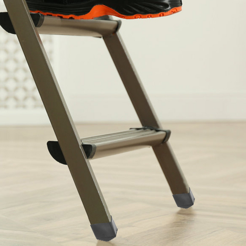 2 قطعة كرسي الساقين سلم وسادة واقية قدم المطاط يغطي المضادة للانزلاق الكراسي للطي جناح حامي الخطوة