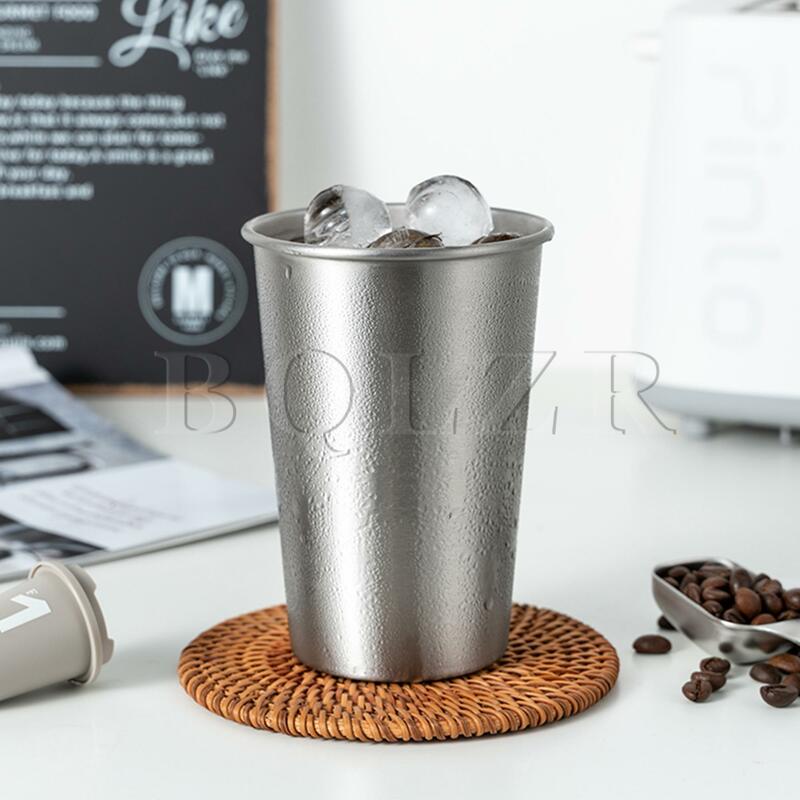 BQLZR 10 قطع الفولاذ المقاوم للصدأ شرب كوب 300 مللي/10.14 أوقية بار أكواب القهوة