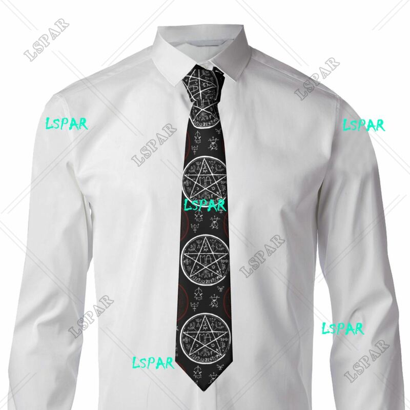 ربطة عنق خماسية ورموز صوفية للرجال والنساء ، ربطة عنق ، إكسسوارات ملابس