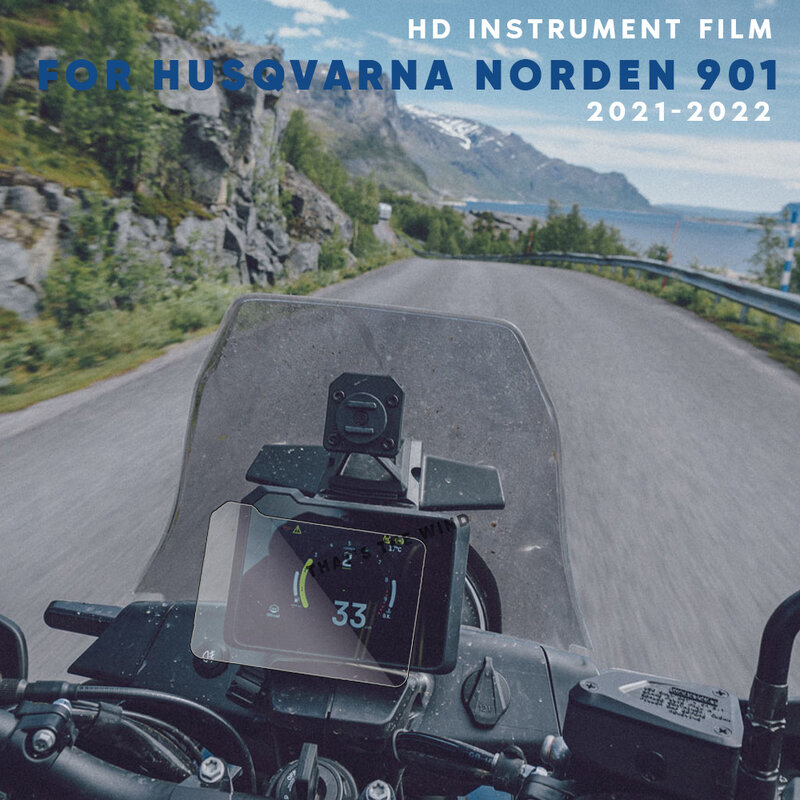 ل Husqvarna Norden 901 Norden901 2022 دراجة نارية خدش العنقودية شاشة لوحة القيادة حماية أداة فيلم