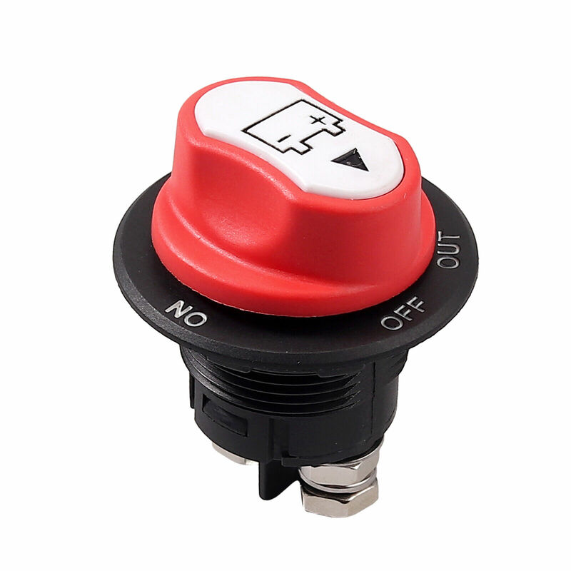 100A RV Marine Boat Car Truck Auto Yacht Battery Isolator Disconnect Selector Rotary Switch Cut Off Kill Main Power Switch
